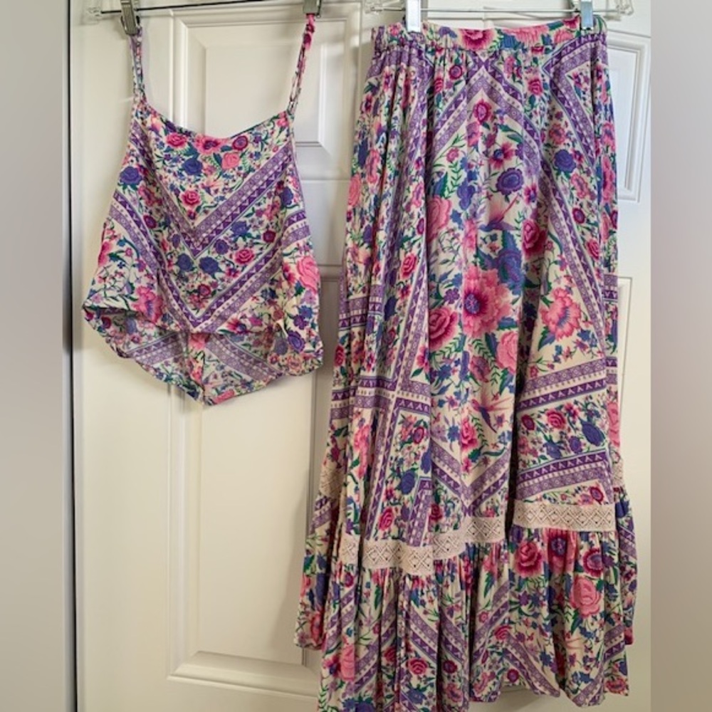 Spell & the Gypsy Collective Babushka in lavender cami & skirt XS and Small NEW - Picture 2 of 6